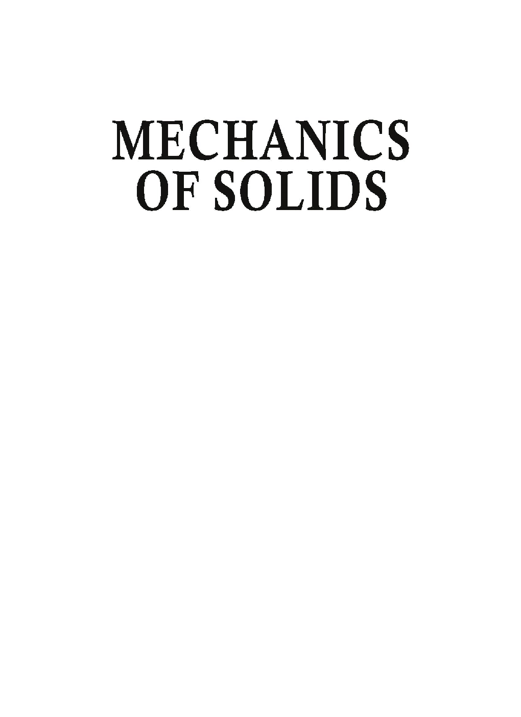 Mechanics Of Solids - Page 2