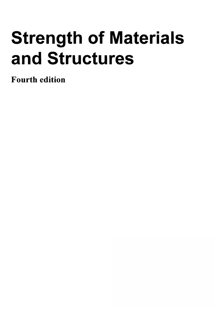Strength Of Materials And Structures Fourth Edition - Page 2