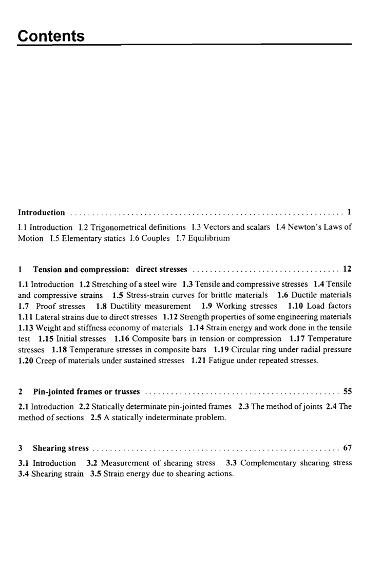Strength Of Materials And Structures Fourth Edition - Page 3