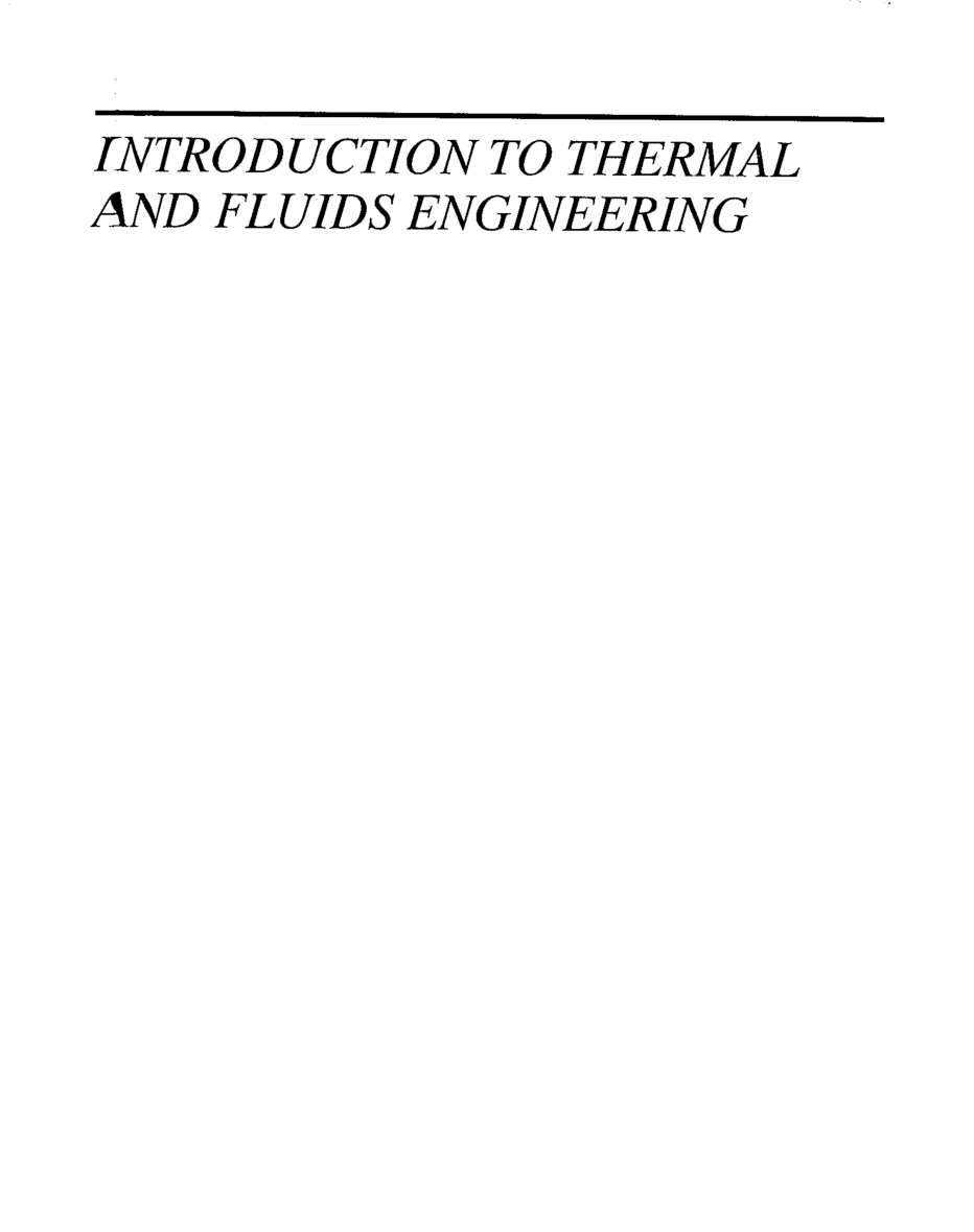 Introduction To Thermal And Fluid Engineering  - Page 2