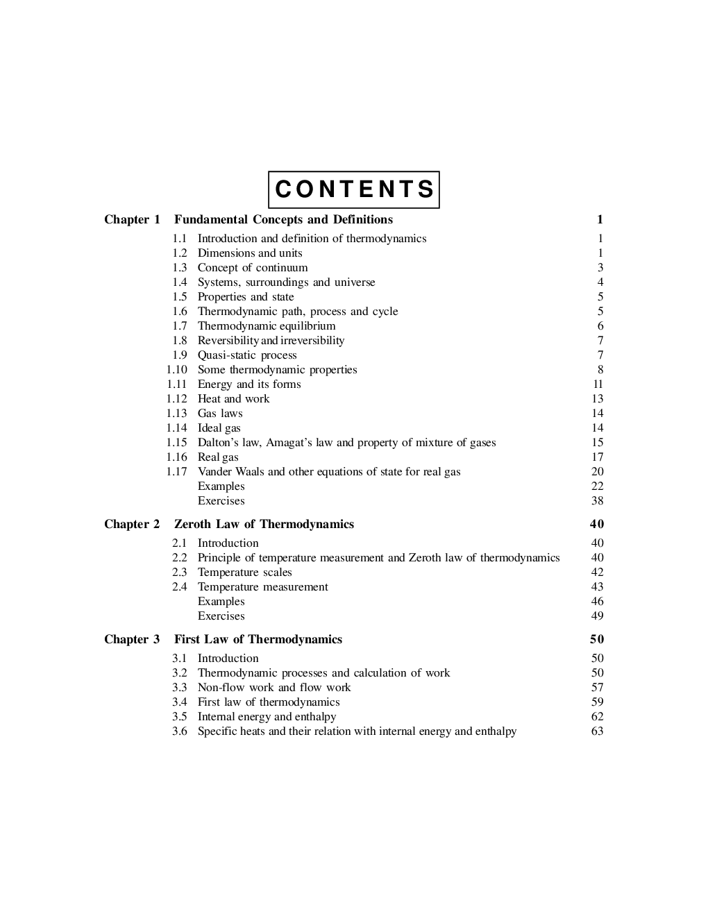 Applied Thermodynamics Third Edition - Page 3