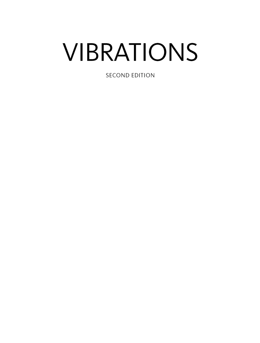 Vibrations Second Edition - Page 2