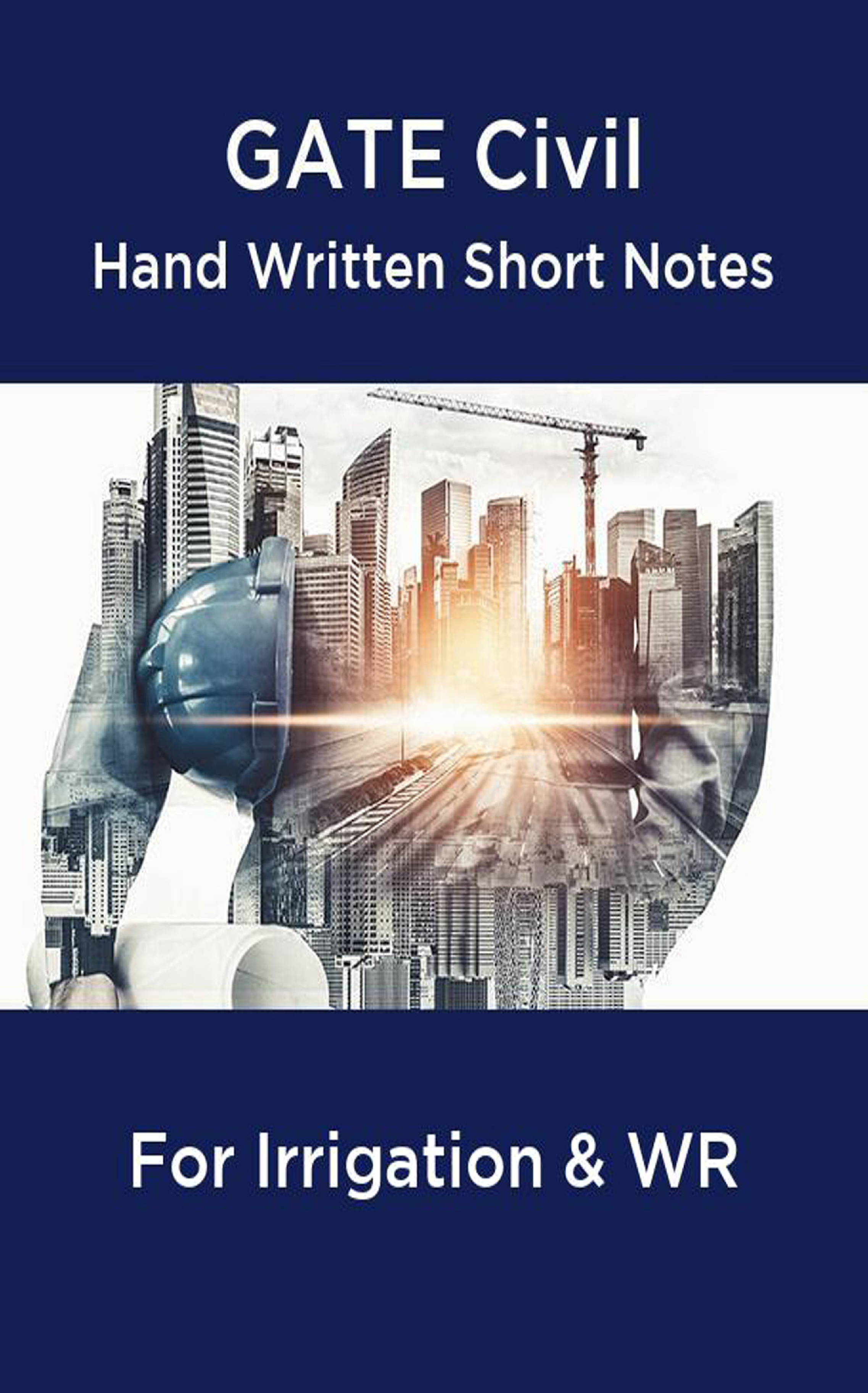 GATE Civil Hand Written Short Notes For Irrigation & WR - Page 1