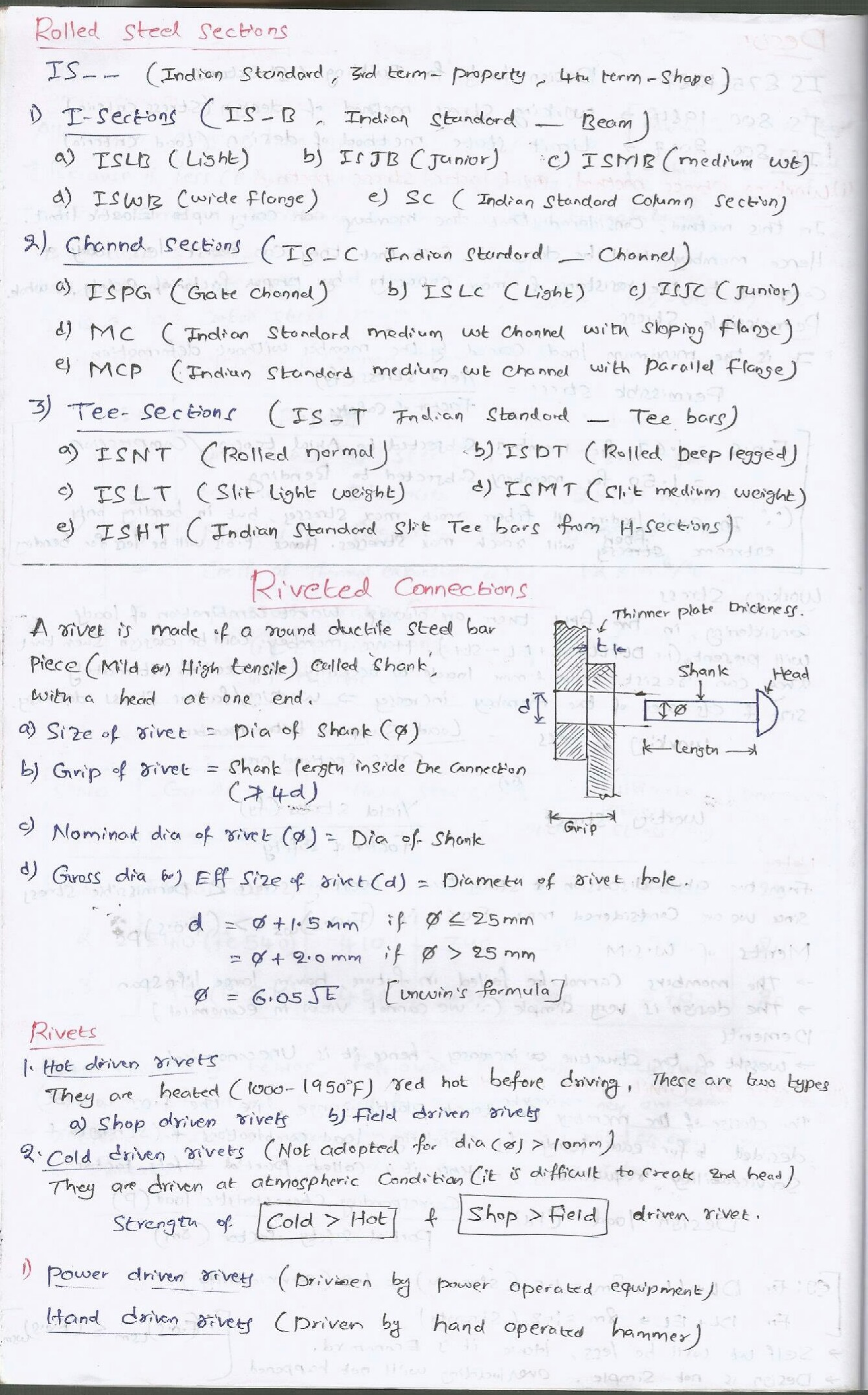 GATE Civil Hand Written Short Notes For Steel Structures - Page 5