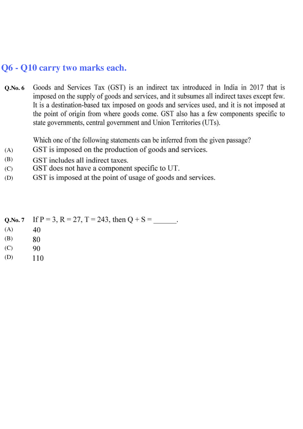 GATE Computer Science Unsolved Papers 2020 - Page 4