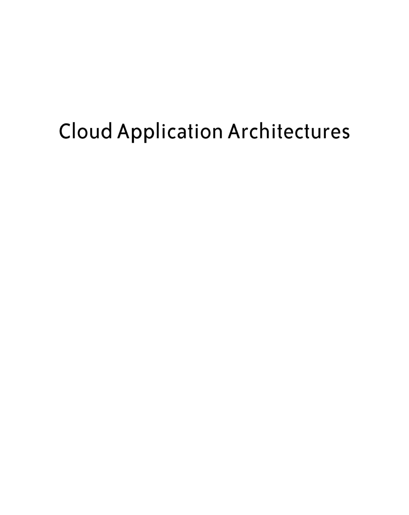 Cloud Application Architectures - Page 2