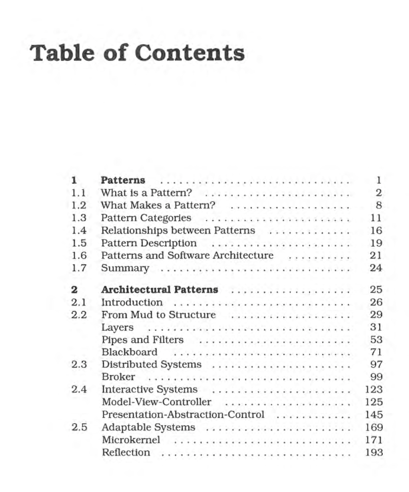 Pattern Oriented Software Architecture A System Of Patterns Volume-I - Page 3