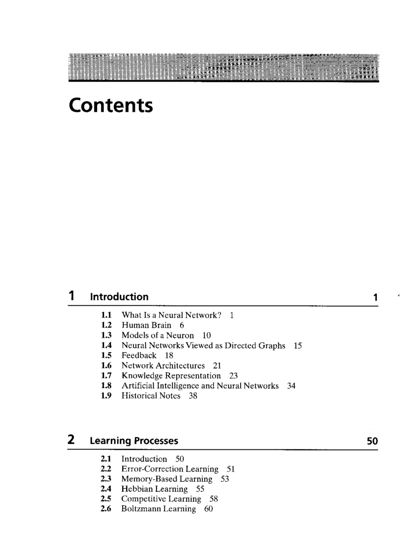 Neural Networks A Comprehensive Foundation Second Edition - Page 3