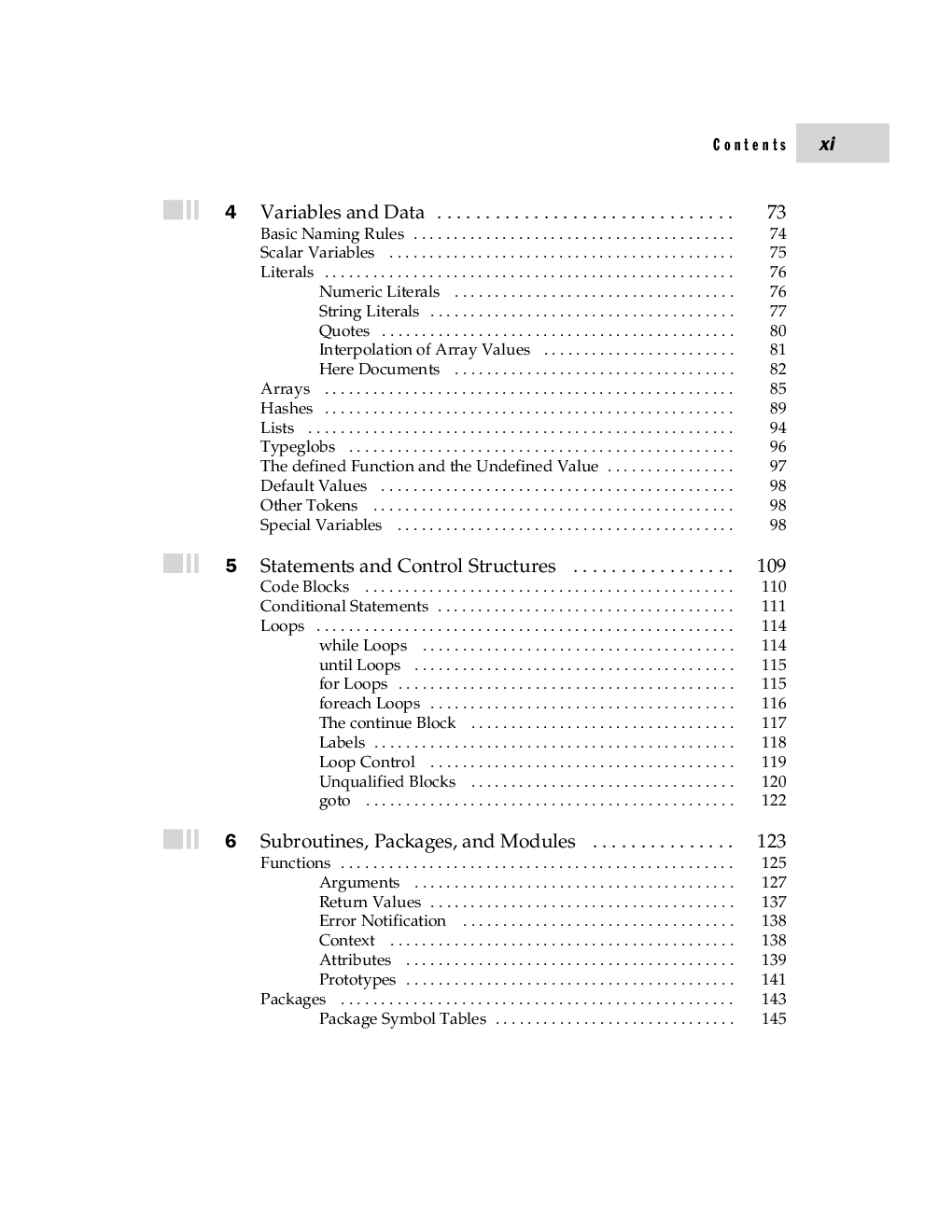 The Complete Reference Perl Second Edition - Page 5