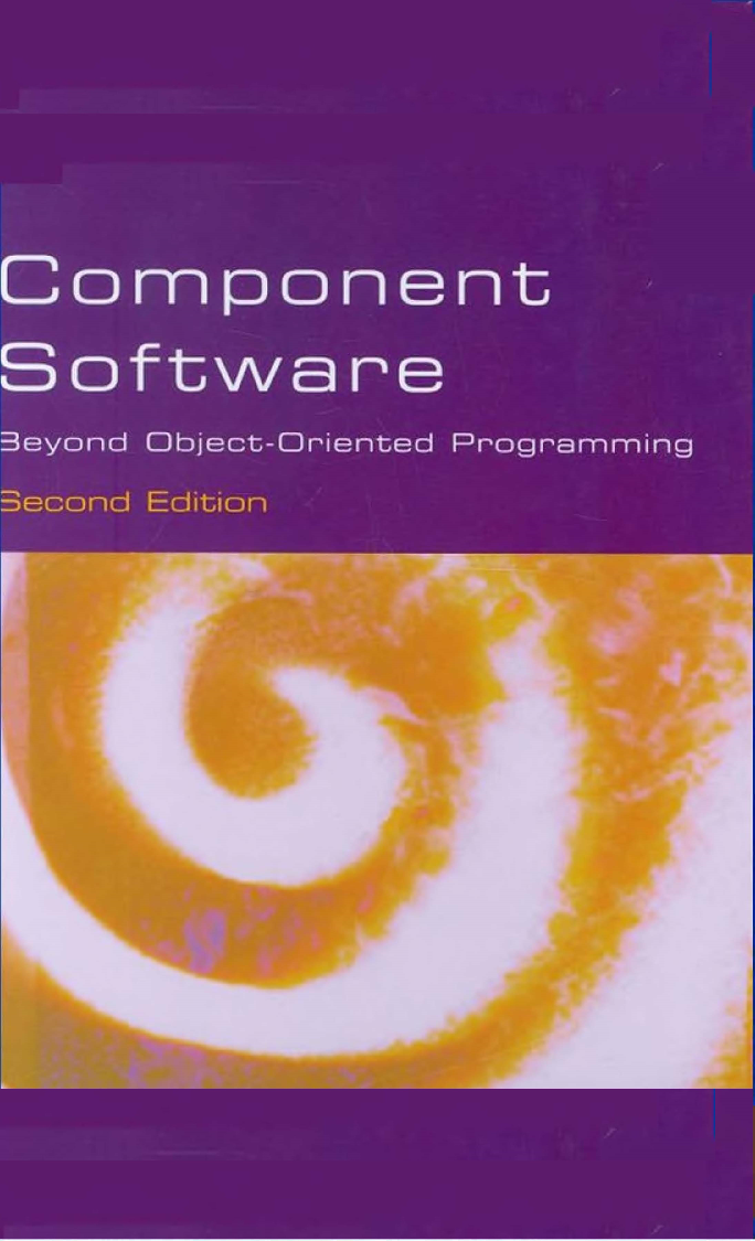Component Software Beyond Object-Oriented Programming Second Edition - Page 1