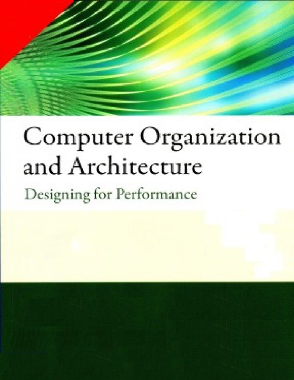 Computer Organization And Architecture Designing For Performance - Page 1