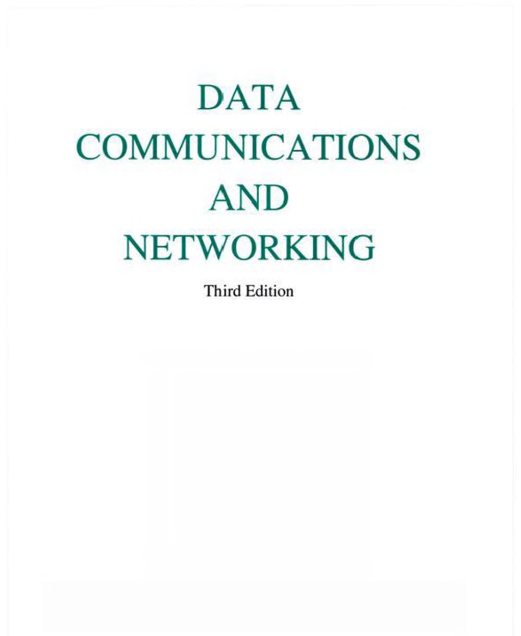 Data Communications And Networking Third Edition - Page 2