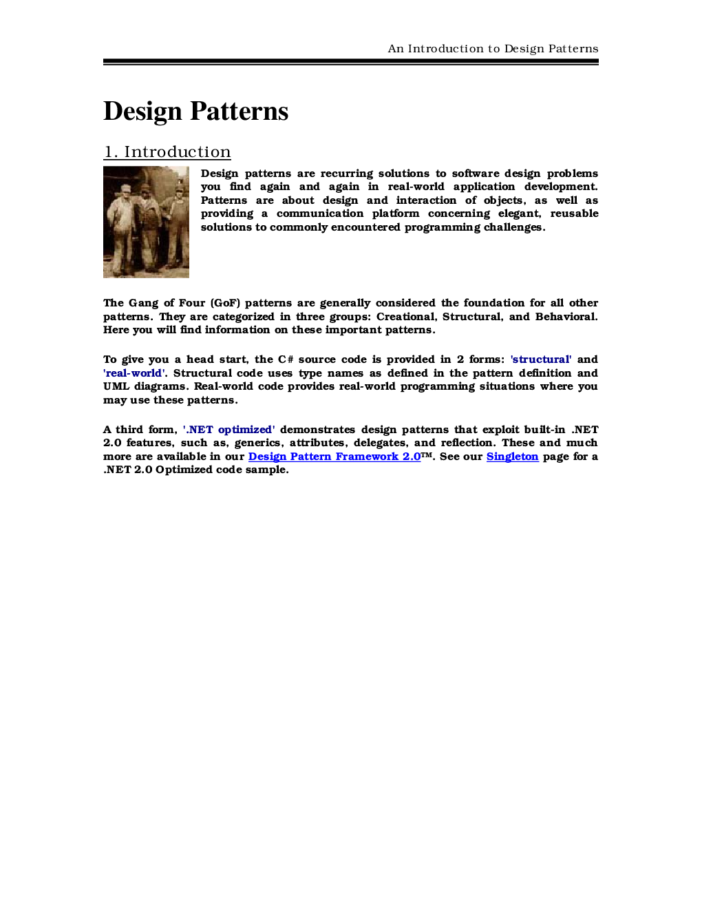 An Introduction To Design Patterns (C#, WPF, ASP.NET, AJAX, PATTERNS) - Page 4