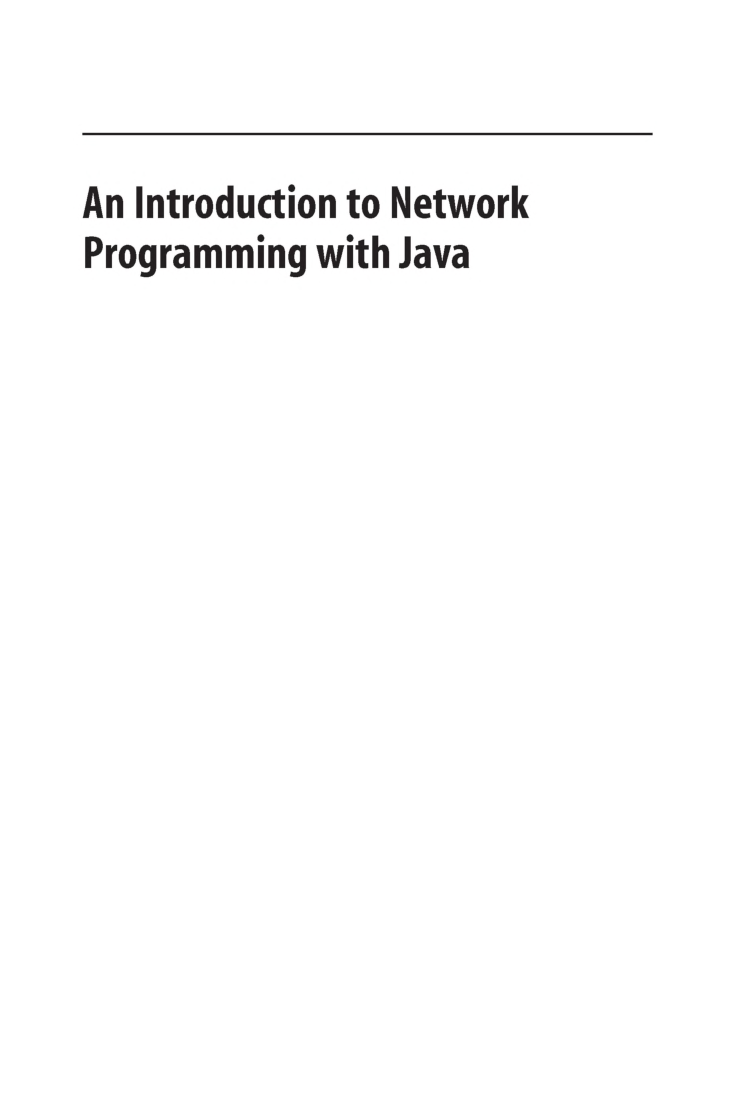 An Introduction To Network Programming With Java - Page 2