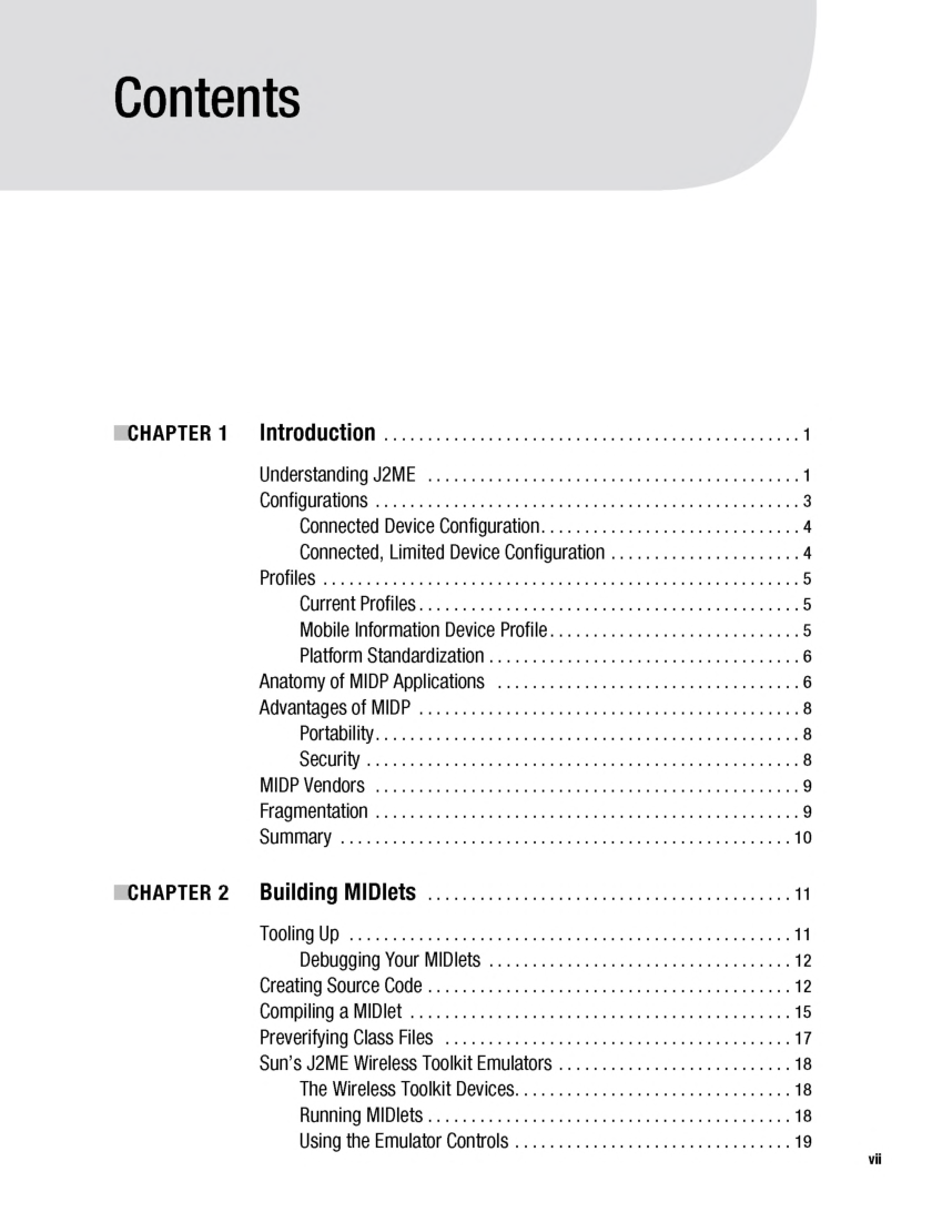 Beginning J2ME From Novice To Professional Third Edition - Page 3