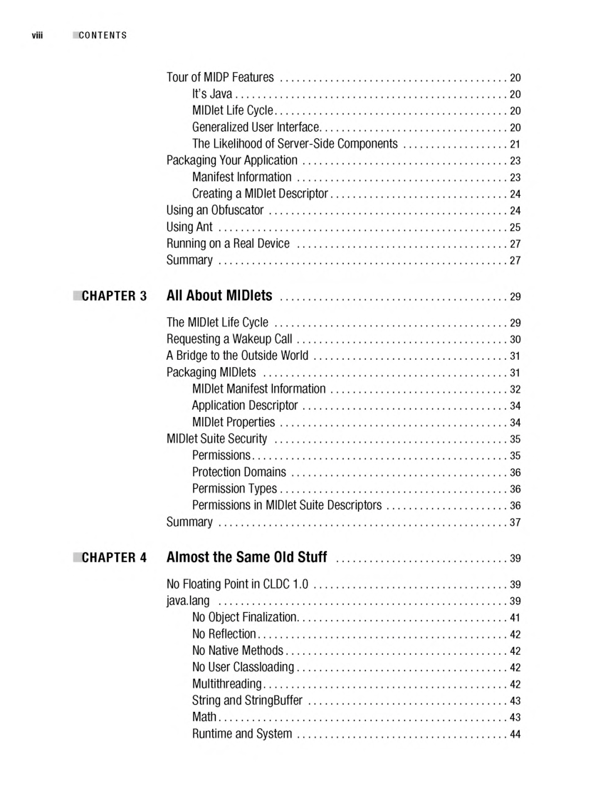 Beginning J2ME From Novice To Professional Third Edition - Page 4