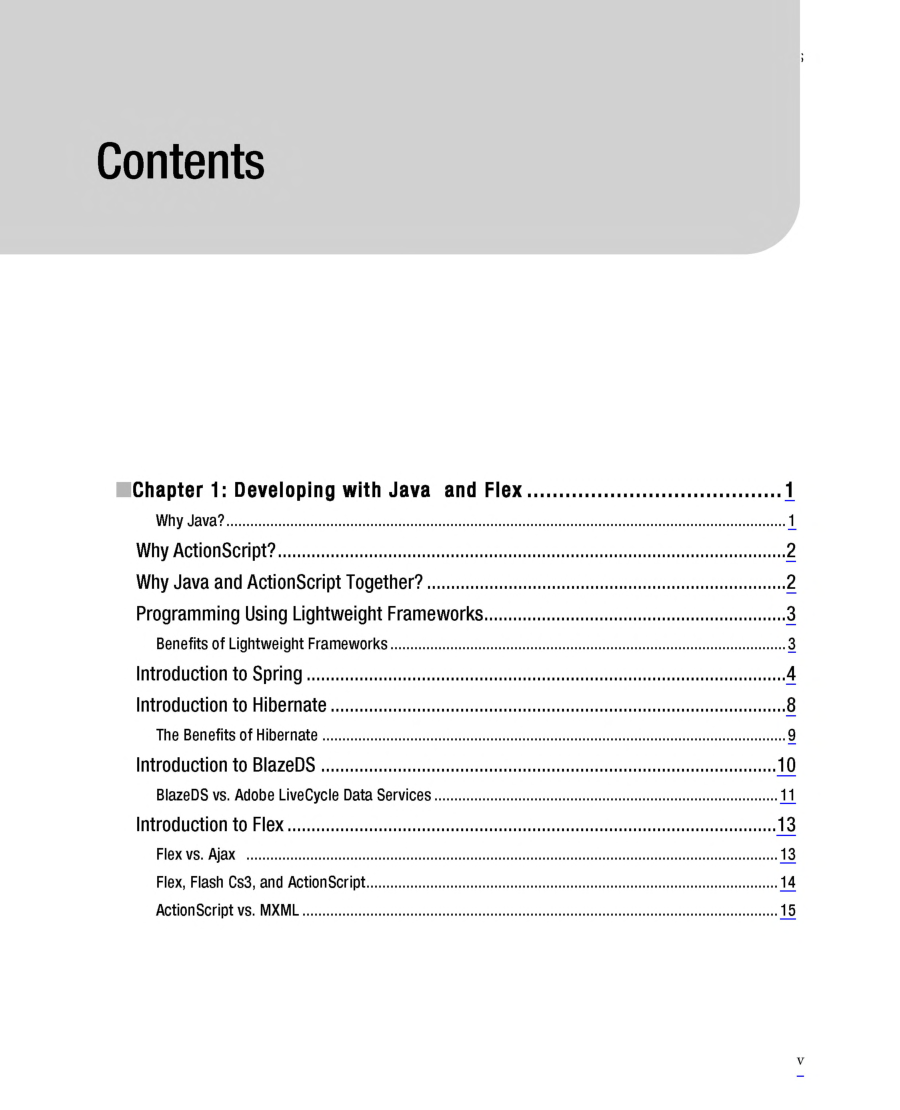 Beginning JAVA And Flex Migrating Java, Spring, Hibernate, And Maven Developers To Adobe Flex - Page 3