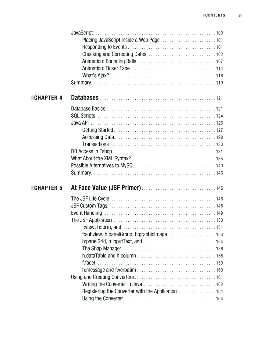 Beginning JSP, JSF, And Tomcat Web Development From Novice To Professional - Page 5