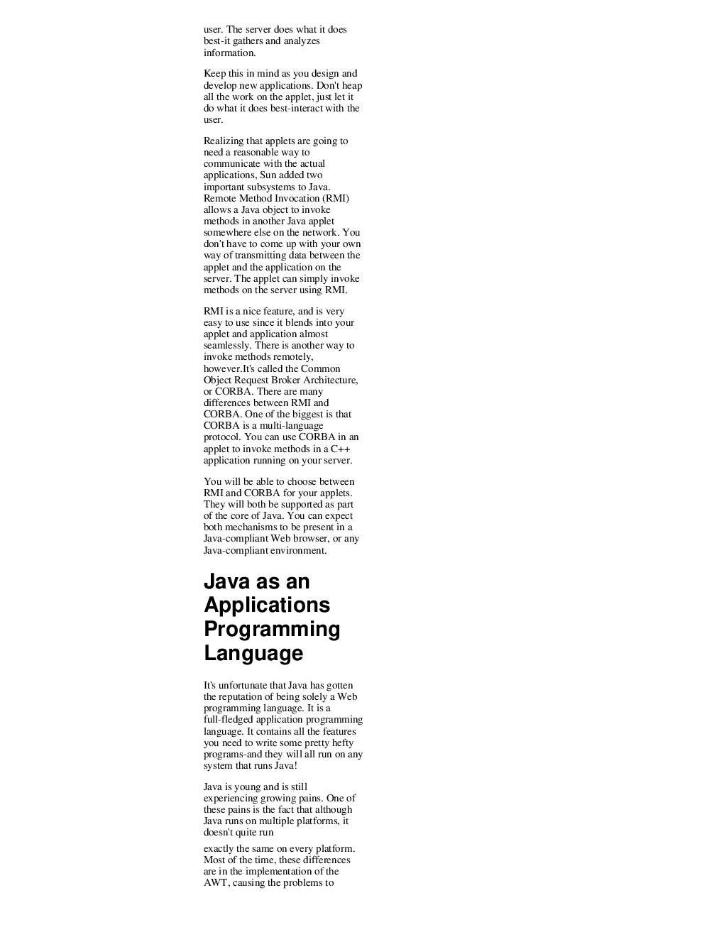 Tha Java Professional's Resource Kit - Page 5