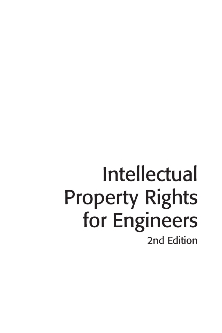 Intellectual property Rights For Engineers 2nd Edition - Page 2