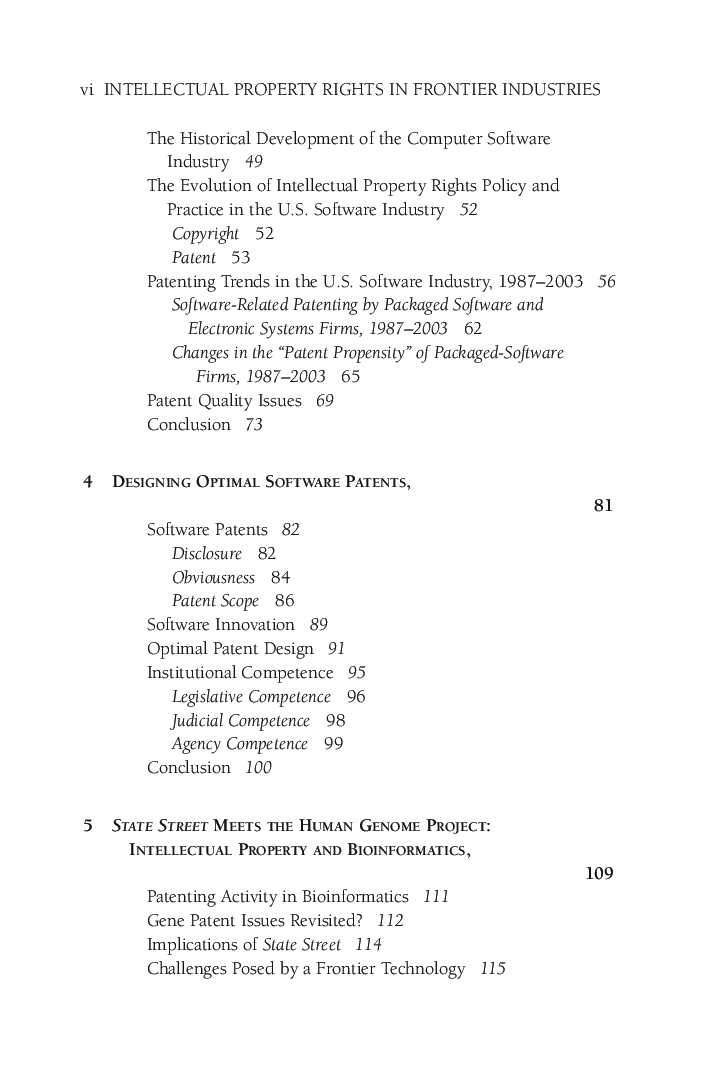 Intellectual Property Rights Frontier Industries Software And Biotechnology - Page 4