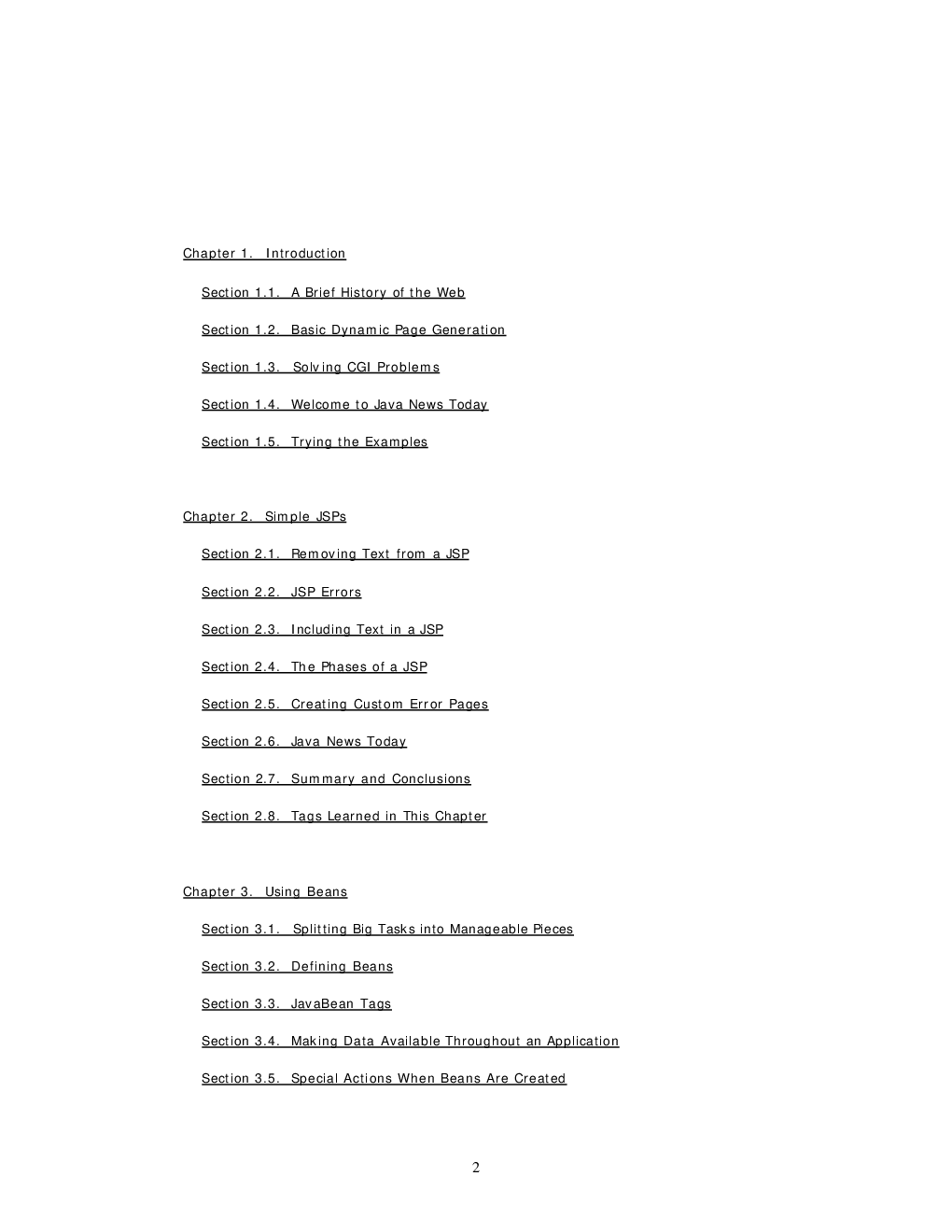 Java Server Pages Second Edition - Page 2