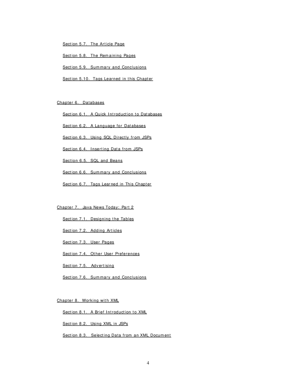 Java Server Pages Second Edition - Page 4