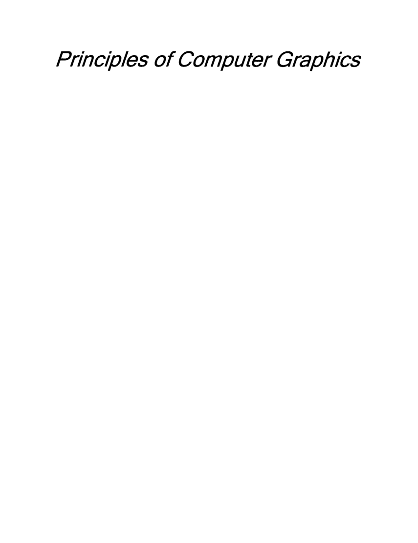 Principles Of Computer Graphics - Page 2