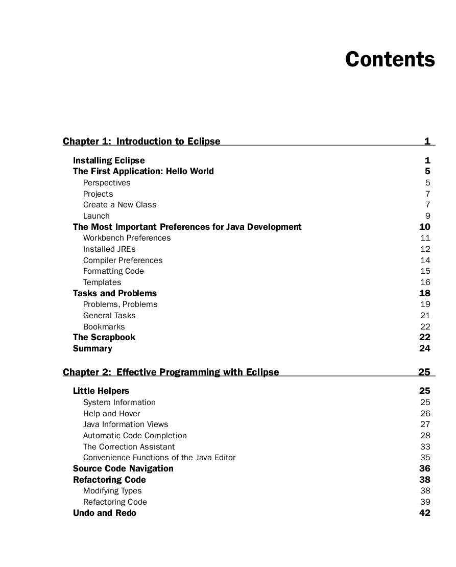 Professional Eclipse 3 For Java Developers - Page 3