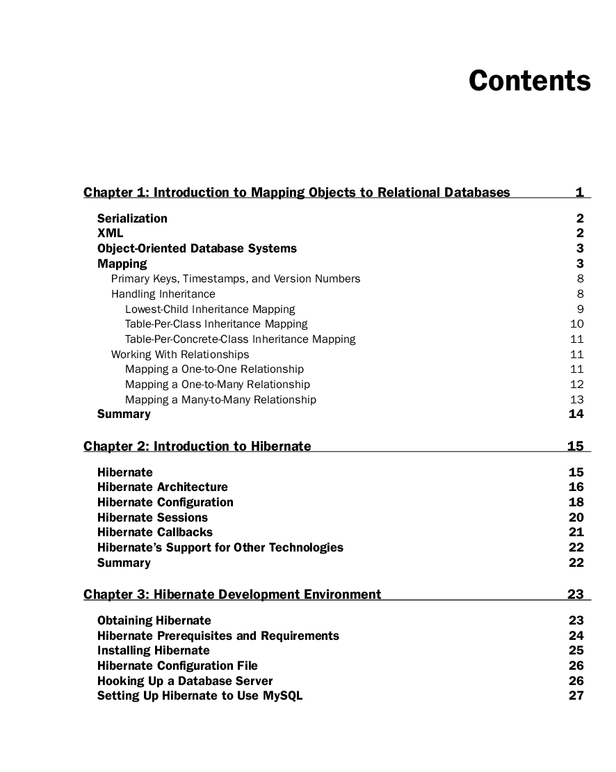 Professional Hibernate - Page 3