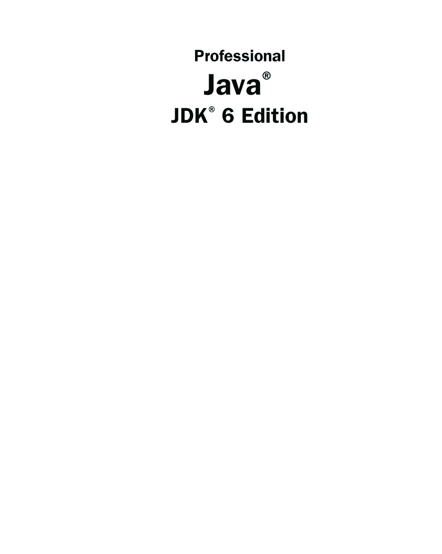 Professional Java JDK Six Edition - Page 2
