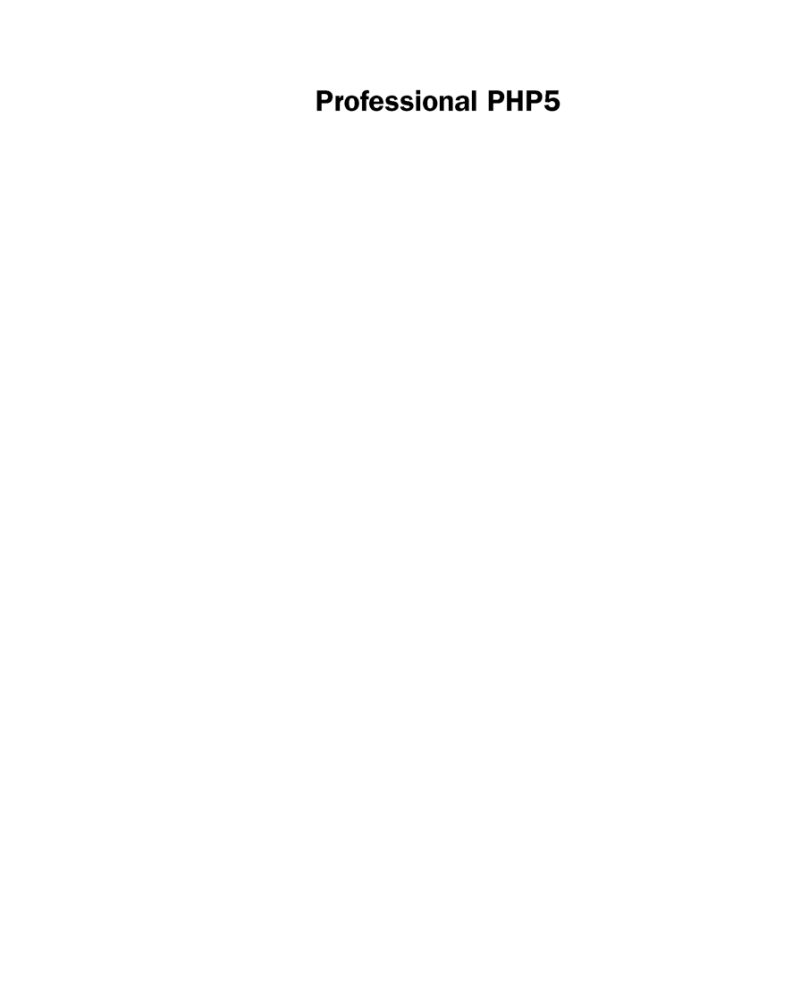 Professional PHP5 - Page 2