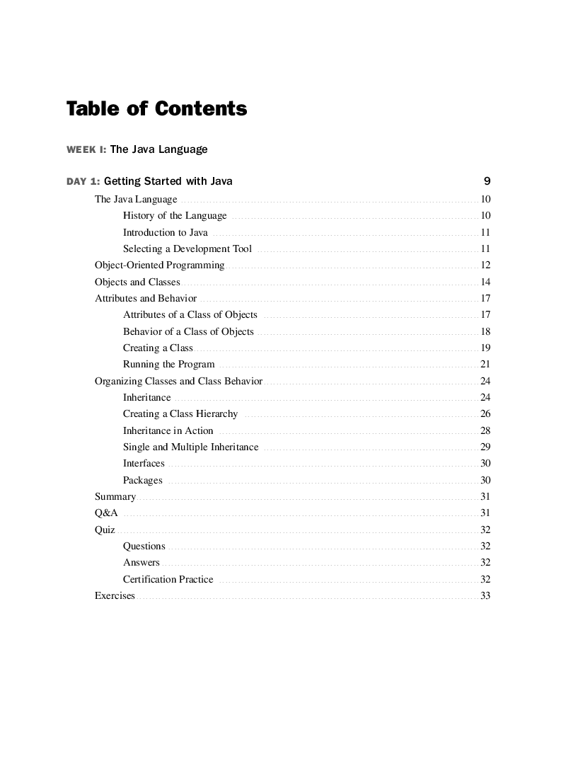 Sams Teach Yourself Java 6 in 21 Days - Page 3