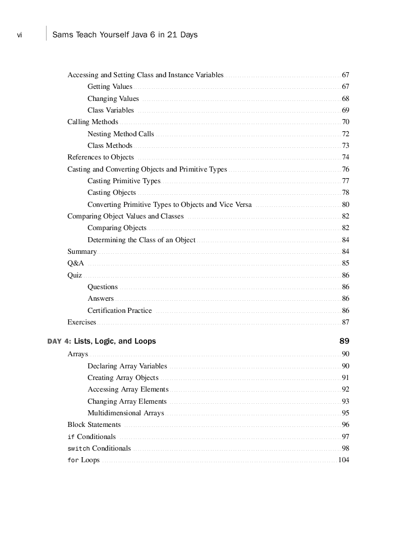 Sams Teach Yourself Java 6 in 21 Days - Page 5