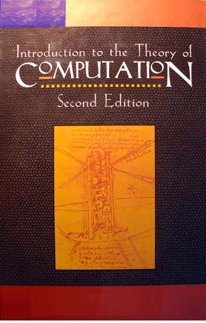 Introduction to The Theory Of Computation Second Edition - Page 1