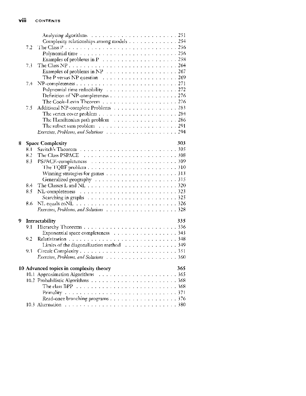 Introduction to The Theory Of Computation Second Edition - Page 5