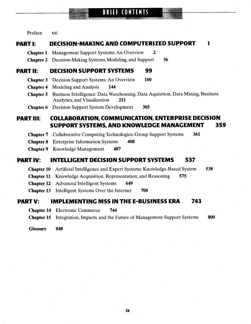 Decision Support Systems And Intelligent Systems Seventh Edition - Page 2
