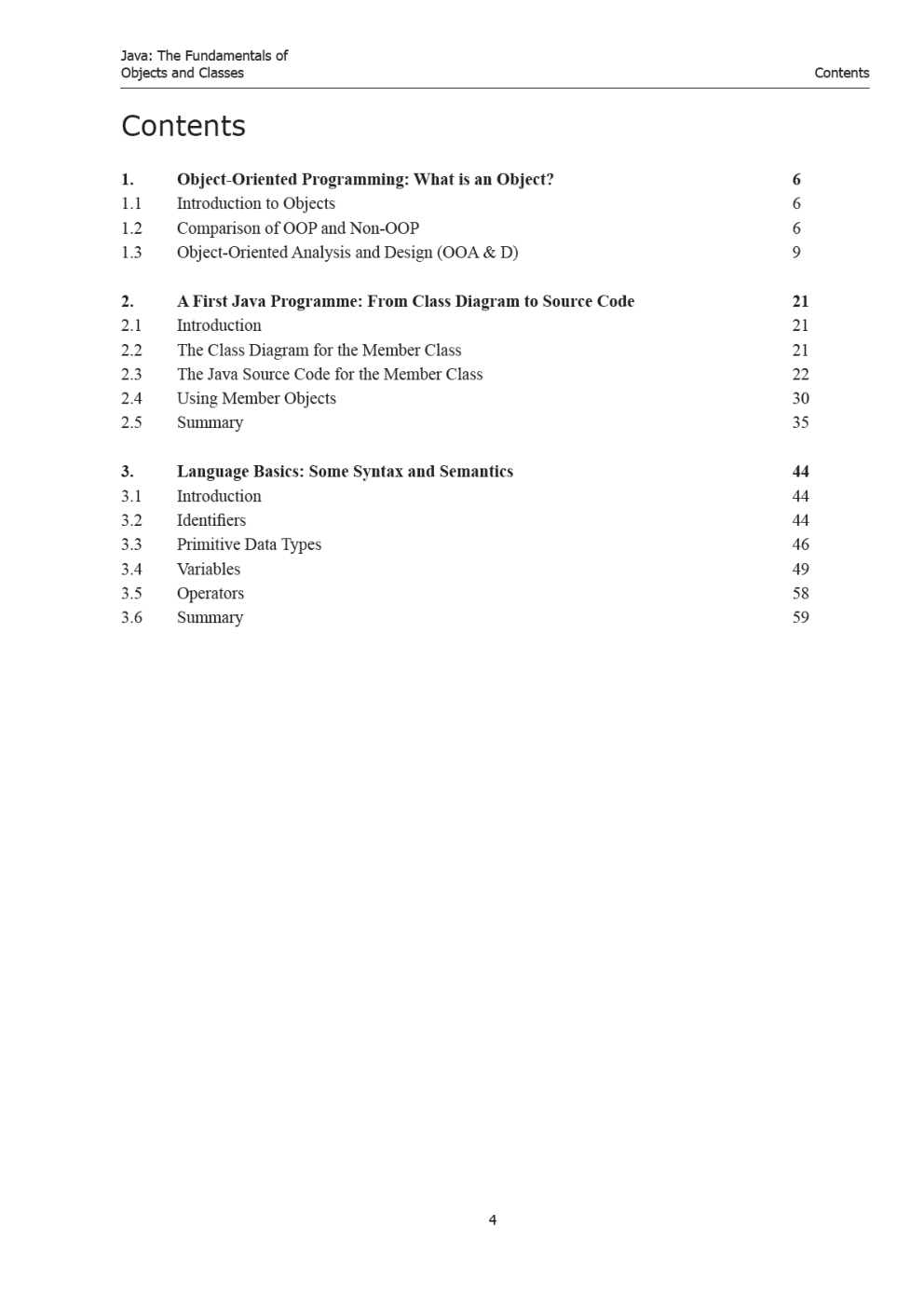 Java The Fundamentals Of Objects And Classes An Introduction To Java Programming - Page 3