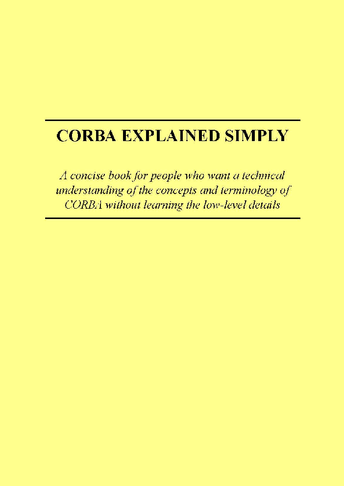 Corba Explained Simply - Page 1