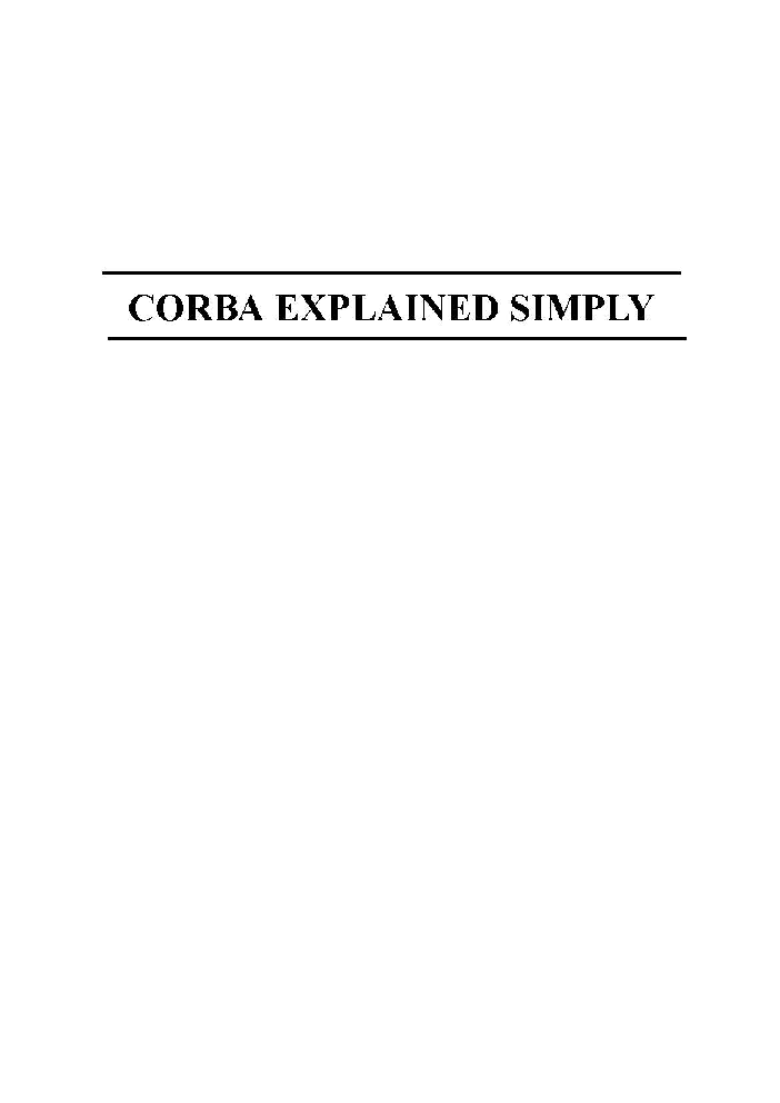 Corba Explained Simply - Page 2