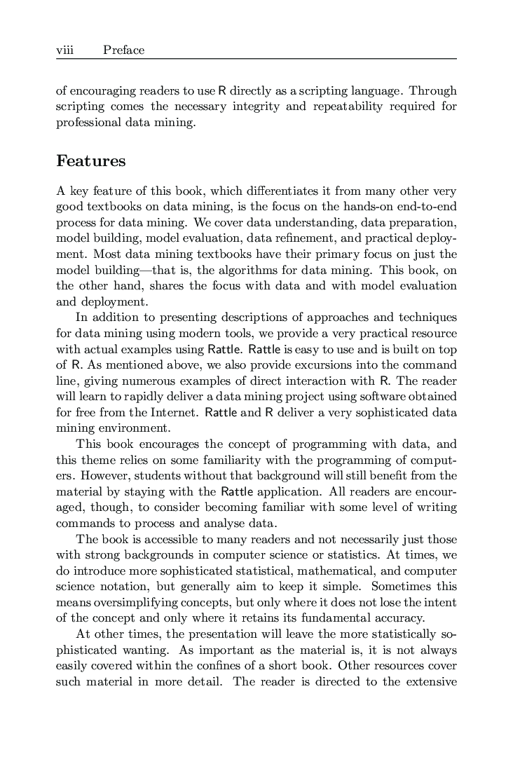 Data Mining With Rattle And R The Art Of Excavating Data For Knowledge Discovery - Page 4