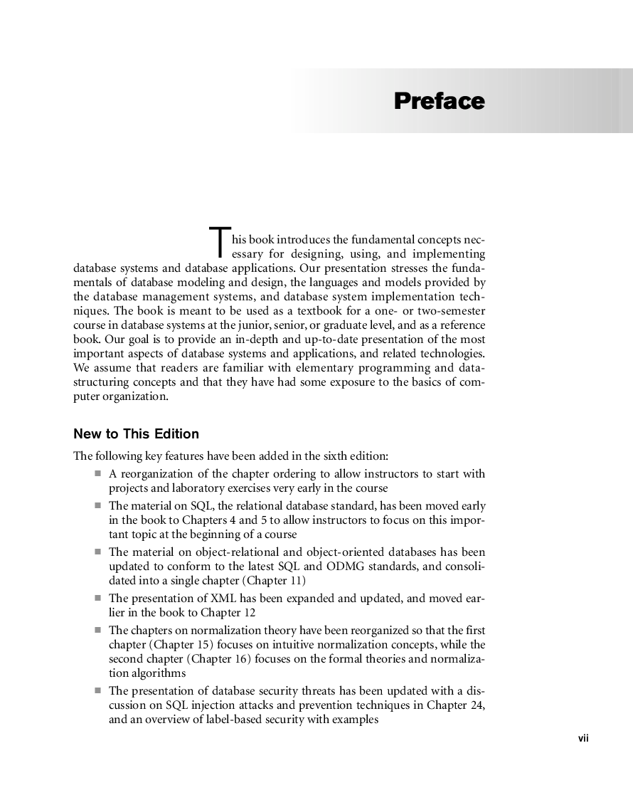 Fundamentals Of Database Systems Sixth Edition - Page 3