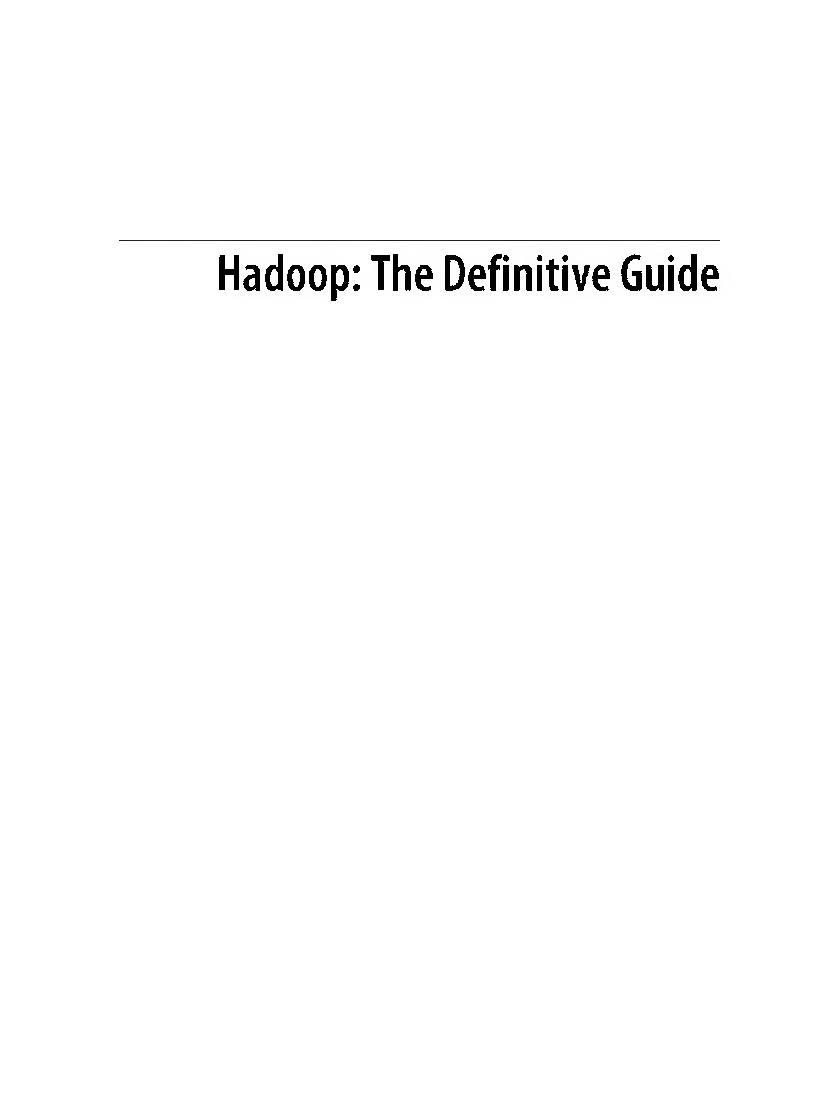 Hadoop The Definitive Guide  - Page 2