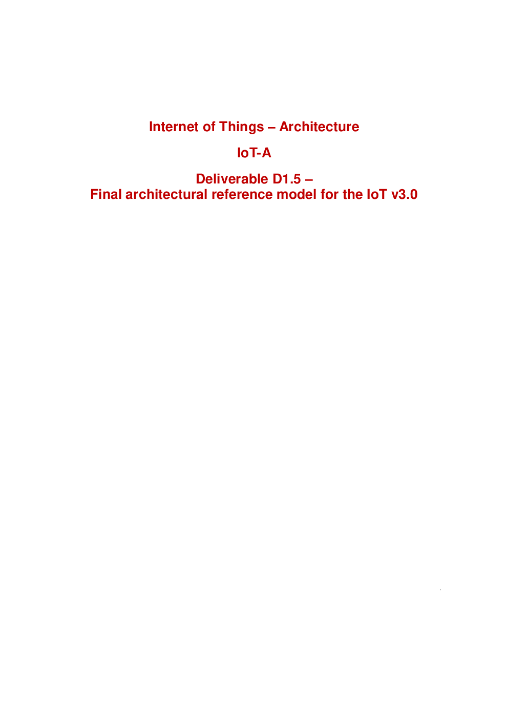 Internet Of Things Architecture - Page 2