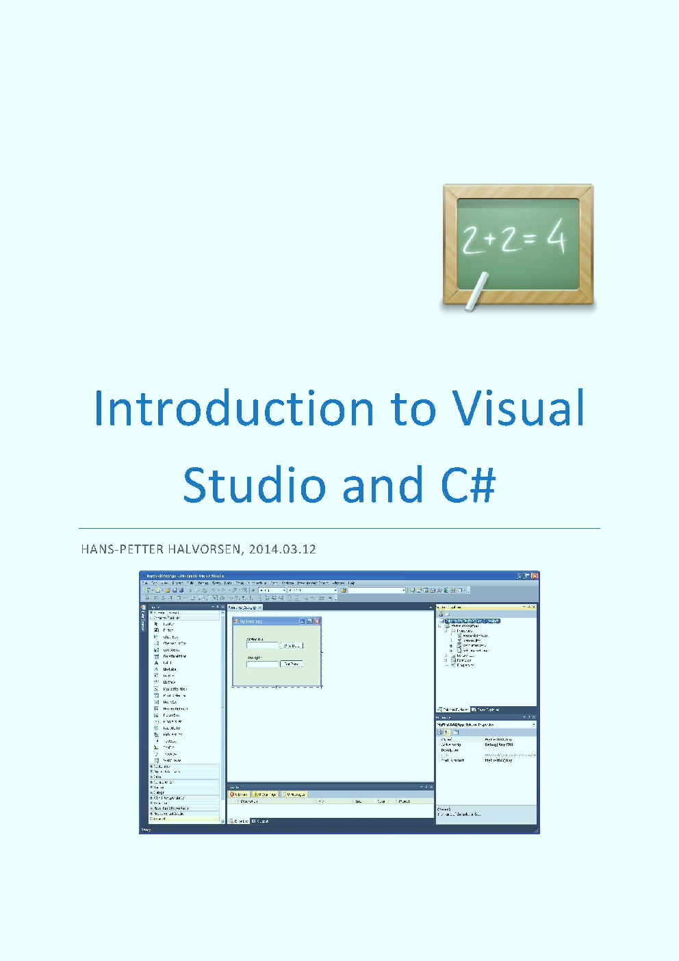 Introduction To Visual Studio And C# - Page 1