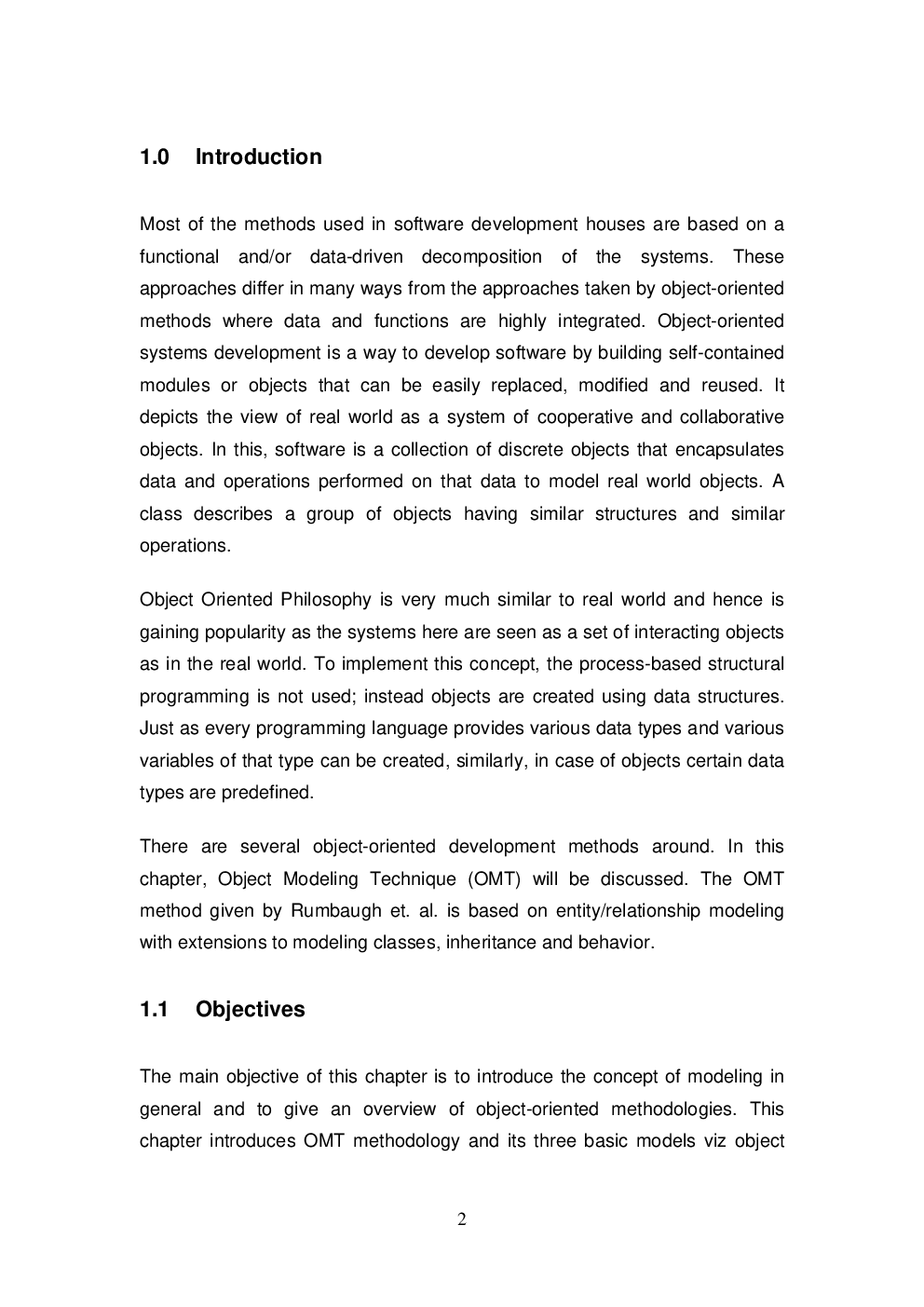 Introdution To Object Oriented Methodology - Page 3