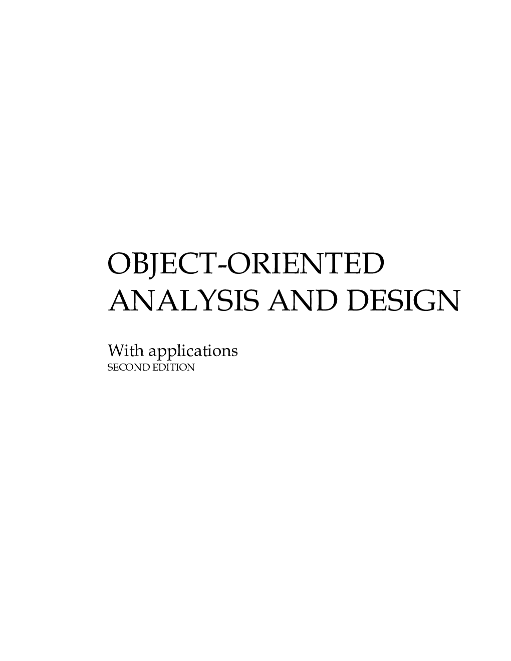 Object Oriented Analysis And Design With Applications Second Edition - Page 2