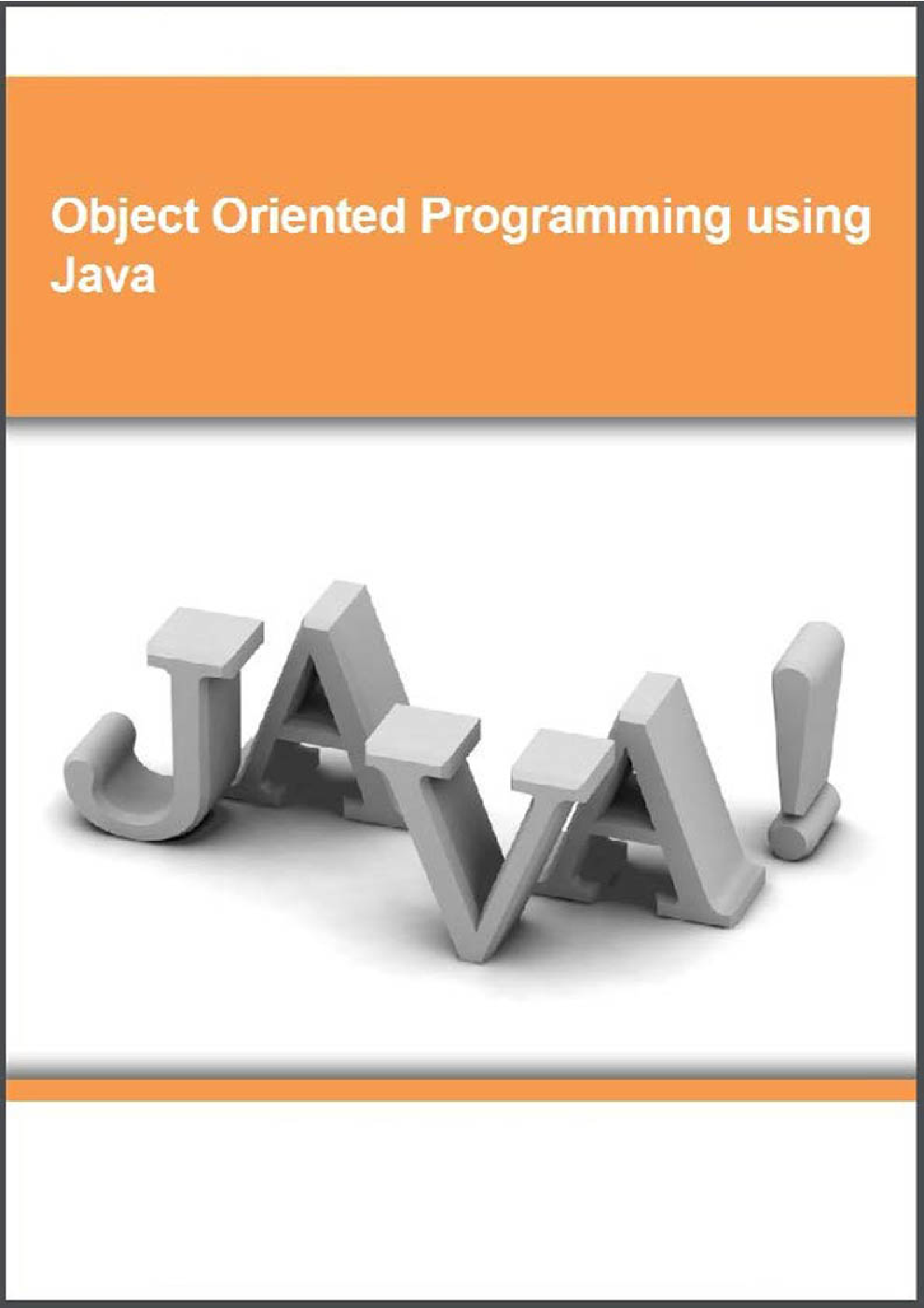 Object Oriented Programming Using Java - Page 1