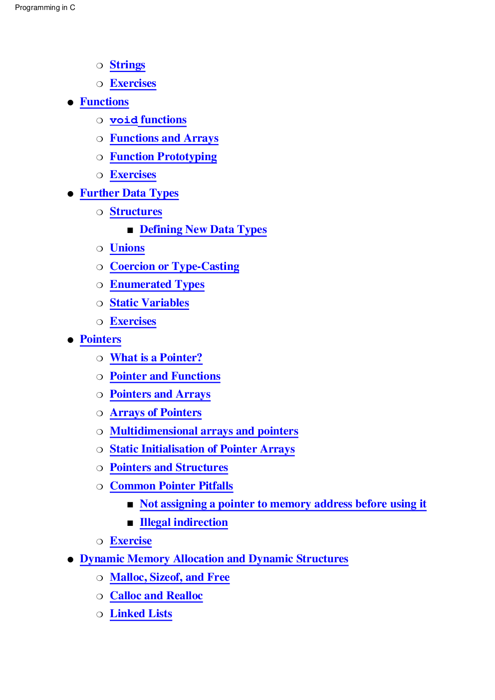 Programming In C UNIX System Calls And Subroutines Using C - Page 4