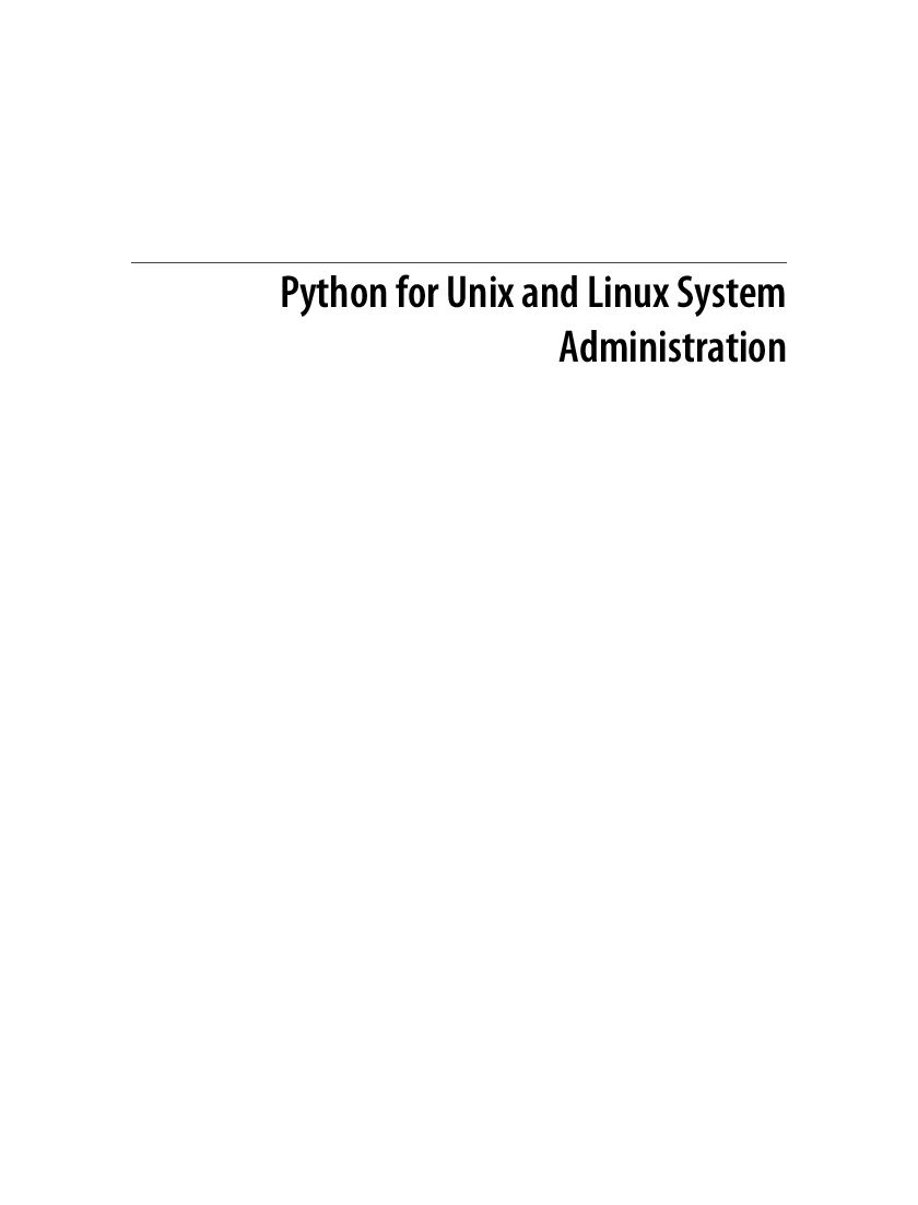 Python For UNIX And LINUX System Administration - Page 2